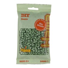 Термомозаїка HAMA Набір сіро-зелених БІО намистин MIDI 5+, 1000шт