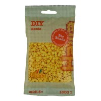 Термомозаїка HAMA Набір світло-жовтих БІО намистин MIDI 5+, 1000шт