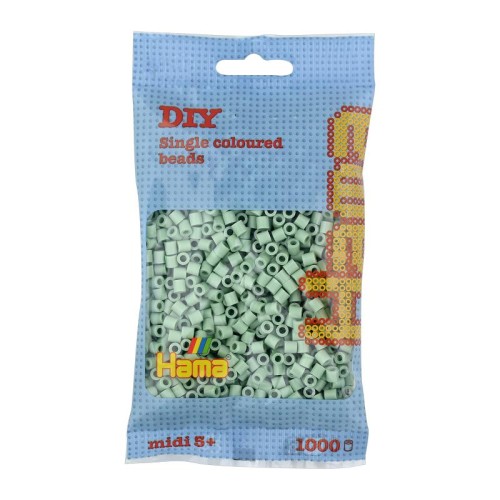 Додаткові матеріали Термомозаїка HAMA Набір сіро-зелених намістин Midi 5+, 1000шт