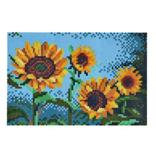 Мозаїка Термомозаїка HAMA Великий набір Мистецтво Соняшники Midi 5+