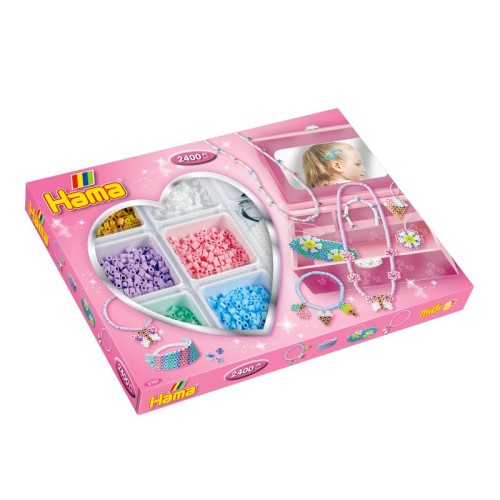 Мозаїка Термомозаїка HAMA Набір для творчості Модні прикраси Квіти зі скринькою Midi 5+