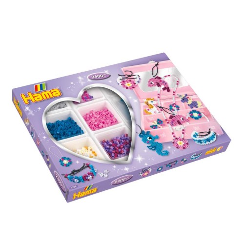 Мозаїка Термомозаїка HAMA Набір для творчості Модні прикраси Море зі скринькою Midi 5+