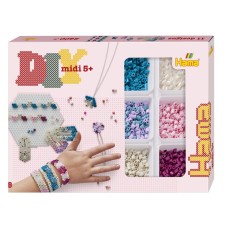 Термомозаїка HAMA Набір для творчості Модні прикраси Браслети зі скринькою Midi 5+