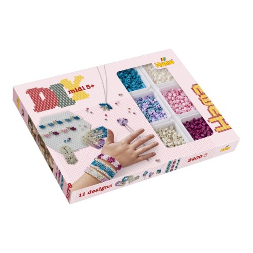 Мозаїка Термомозаїка HAMA Набір для творчості Модні прикраси Браслети зі скринькою Midi 5+