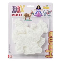 Термомозаїка HAMA Набір полів для  Midi - принцеса 258, кінь 281 та киця 288, Midi 5+