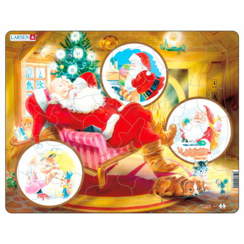 2D Пазли Пазл рамка-вкладиш LARSEN серії МАКСІ Дід Мороз