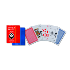 Карти гральні PIATNIK Пластикові Texas Hold'em, 1 колода х 55 карт