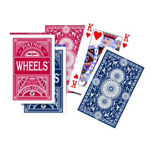 Гральні карти Карти гральні PIATNIK Колеса, бридж, 1 колода х 55 карт