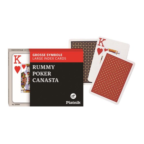 Гральні карти Карти гральні PIATNIK Опті, 2 колоди х 55 карт