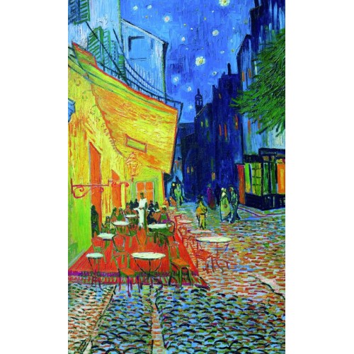 2D Пазли Пазл PIATNIK Нічна тераса кафе Вінсент ван Гог, 1000 елементів