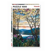 Пазл PIATNIK Магнолії та іриси Тіффані, 1000 елементів