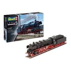 Збірна модель-копія Revell Експрес локомотив BR03 з тендером рівень 5 масштаб 1:87