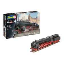 Збірна модель-копія Revell Експрес локомотив BR02 з тендером 2'2'T30 рівень 4 масштаб 1:87