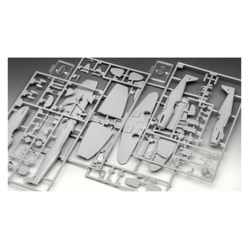 Збірна модель літака Збірна модель-копія Revell Літаки Messerschmitt Bf109G-10 та Spitfire Mk.V, рів 3, м: 1:72 1:72