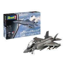 Збірна модель-копія Revell Літак Lockheed Martin F-35A Lightning II, рів 4, м: 1:72