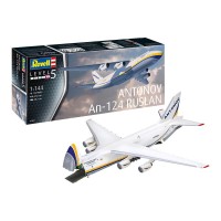 Збірна модель-копія Revell Вантажний літак АН-124 Руслан рівень 5 масштаб 1:144