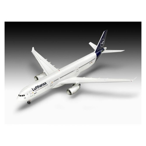 Збірна модель літака Збірна модель-копія Revell Літак Airbus A330-300 Lufthansa рівень 4 масштаб 1:144 1:144