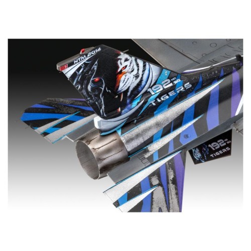 Збірна модель літака Збірна модель-копія Revell Літак F-16D Tigermeet 2014 рівень 4 масштаб 1:72 1:72