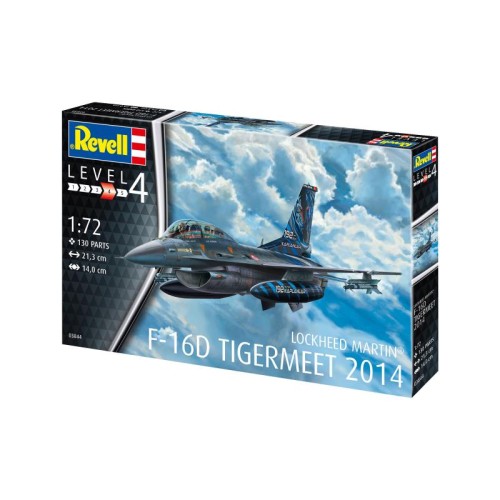 Збірна модель літака Збірна модель-копія Revell Літак F-16D Tigermeet 2014 рівень 4 масштаб 1:72 1:72