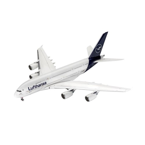 Збірна модель літака Збірна модель-копія Revell Літак Airbus A380-800 "Lufthansa" нова ліврея, рів 5, м: 1:144 1:144