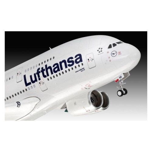 Збірна модель літака Збірна модель-копія Revell Літак Airbus A380-800 "Lufthansa" нова ліврея, рів 5, м: 1:144 1:144