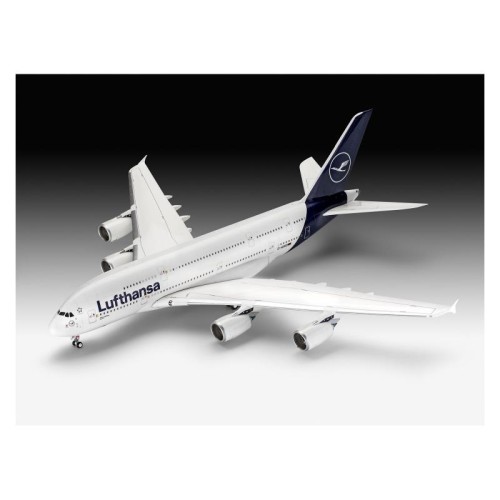 Збірна модель літака Збірна модель-копія Revell Літак Airbus A380-800 "Lufthansa" нова ліврея, рів 5, м: 1:144 1:144