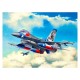 Збірна модель літака Збірна модель-копія Revell Винищувач F-16C Fighting Falcon рівень 4 масштаб 1:144 1:144