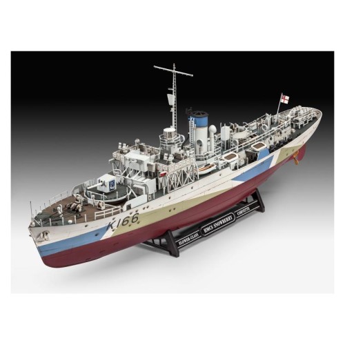 Флот Збірна модель-копія Revell Корвет класу Флауер «HMCS Snowberry», рів 5, м: 1:144
