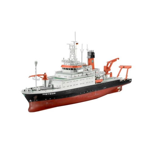 Флот Збірна модель-копія Revell Німецький дослідницкий корабель Метеор рівень 4 масштаб 1:300