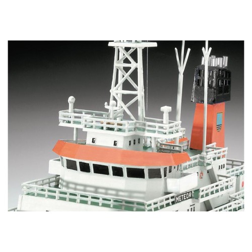 Флот Збірна модель-копія Revell Німецький дослідницкий корабель Метеор рівень 4 масштаб 1:300