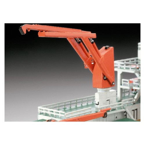 Флот Збірна модель-копія Revell Німецький дослідницкий корабель Метеор рівень 4 масштаб 1:300