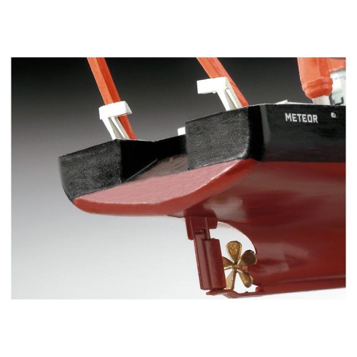 Флот Збірна модель-копія Revell Німецький дослідницкий корабель Метеор рівень 4 масштаб 1:300