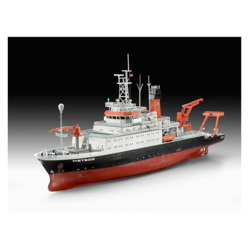 Флот Збірна модель-копія Revell Німецький дослідницкий корабель Метеор рівень 4 масштаб 1:300