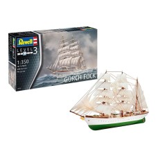 Збірна модель-копія Revell Корабель «Gorch Fock», рів 3, м: 1:350