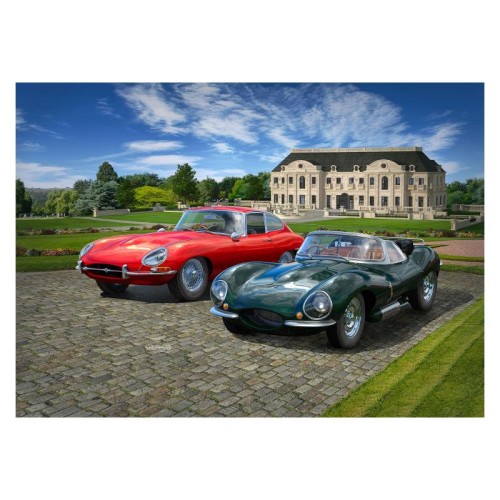Авто-мото Збірна модель-копія Revell Набір до 100 річниці автомобілі Jaguar рівень 4 масштаб 1:24