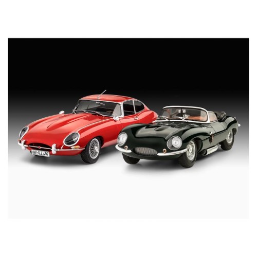 Авто-мото Збірна модель-копія Revell Набір до 100 річниці автомобілі Jaguar рівень 4 масштаб 1:24