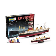Збірна модель-копія Revell набір Корабель Титанік подарунковий набір рів 4 м 1:700 та 1:1200