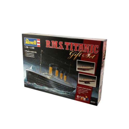 Подарункові набори Збірна модель-копія Revell набір Корабель Титанік подарунковий набір рів 4 м 1:700 та 1:1200