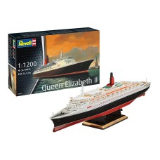Збірна модель-копія Revell Корабель Queen Elizabeth II, рів 4, м: 1:1200
