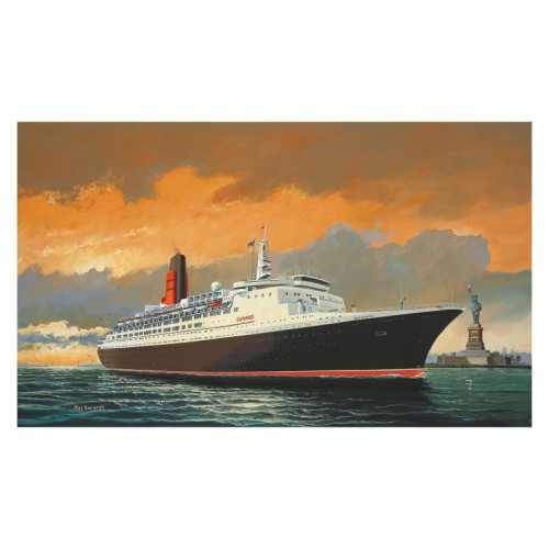 Флот Збірна модель-копія Revell Корабель Queen Elizabeth II, рів 4, м: 1:1200