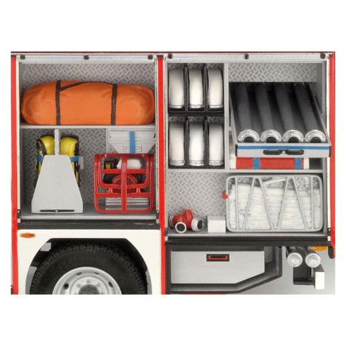 Авто-мото Збірна модель-копія Revell Пожежна машина VARUS 4x4 рівень 4 масштаб 1:24