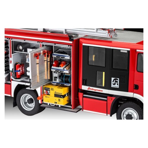 Авто-мото Збірна модель-копія Revell Пожежна машина VARUS 4x4 рівень 4 масштаб 1:24