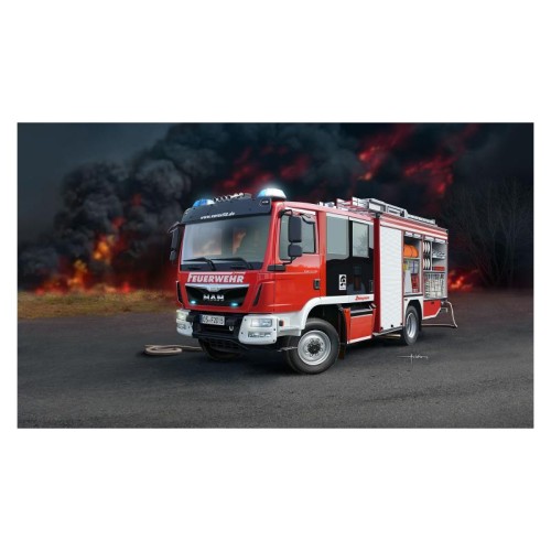 Авто-мото Збірна модель-копія Revell Пожежна машина VARUS 4x4 рівень 4 масштаб 1:24