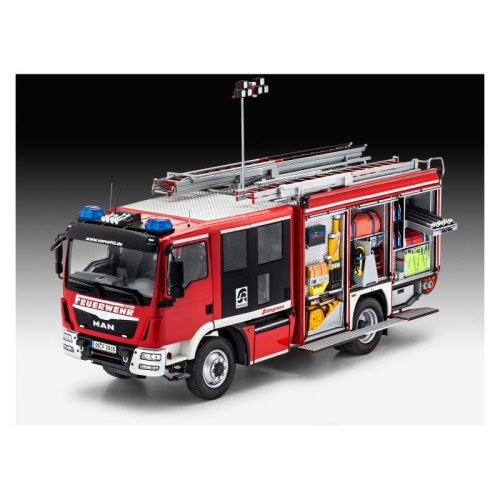 Авто-мото Збірна модель-копія Revell Пожежна машина VARUS 4x4 рівень 4 масштаб 1:24