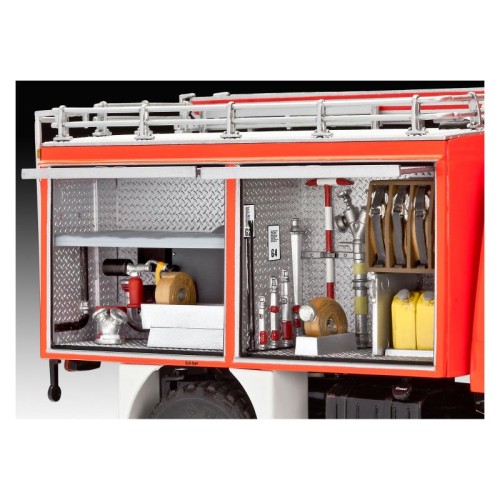 Авто-мото Збірна модель-копія Revell Пожежна машина Unimog U1300L TLF 8/18 рівень 5 масштаб 1:24