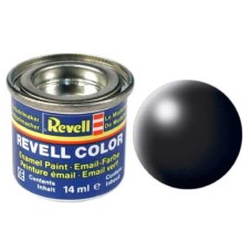 Фарба емалева Revell № 302. Чорна шовково-матова.  14 мл.