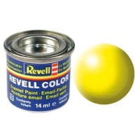 Фарба емалева Revell № 312. Жовта шовково-матова що світиться.  14 мл.