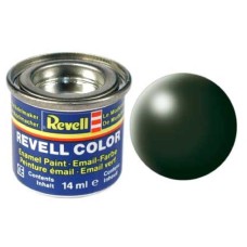 Фарба емалева Revell № 363. Темно-зелена шовково-матова.  14 мл.