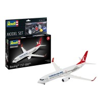 Збірна модель-копія Revell набір Літак Boeing 737-800 "Turkish Airlines", рів 4, м: 1:144