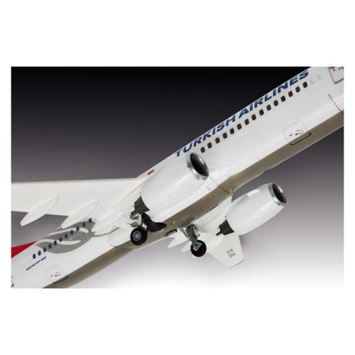 Подарункові набори Збірна модель-копія Revell набір Літак Boeing 737-800 "Turkish Airlines", рів 4, м: 1:144